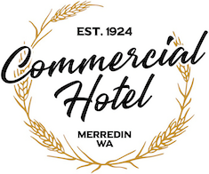 The Commercial Hotel Merredin logo.